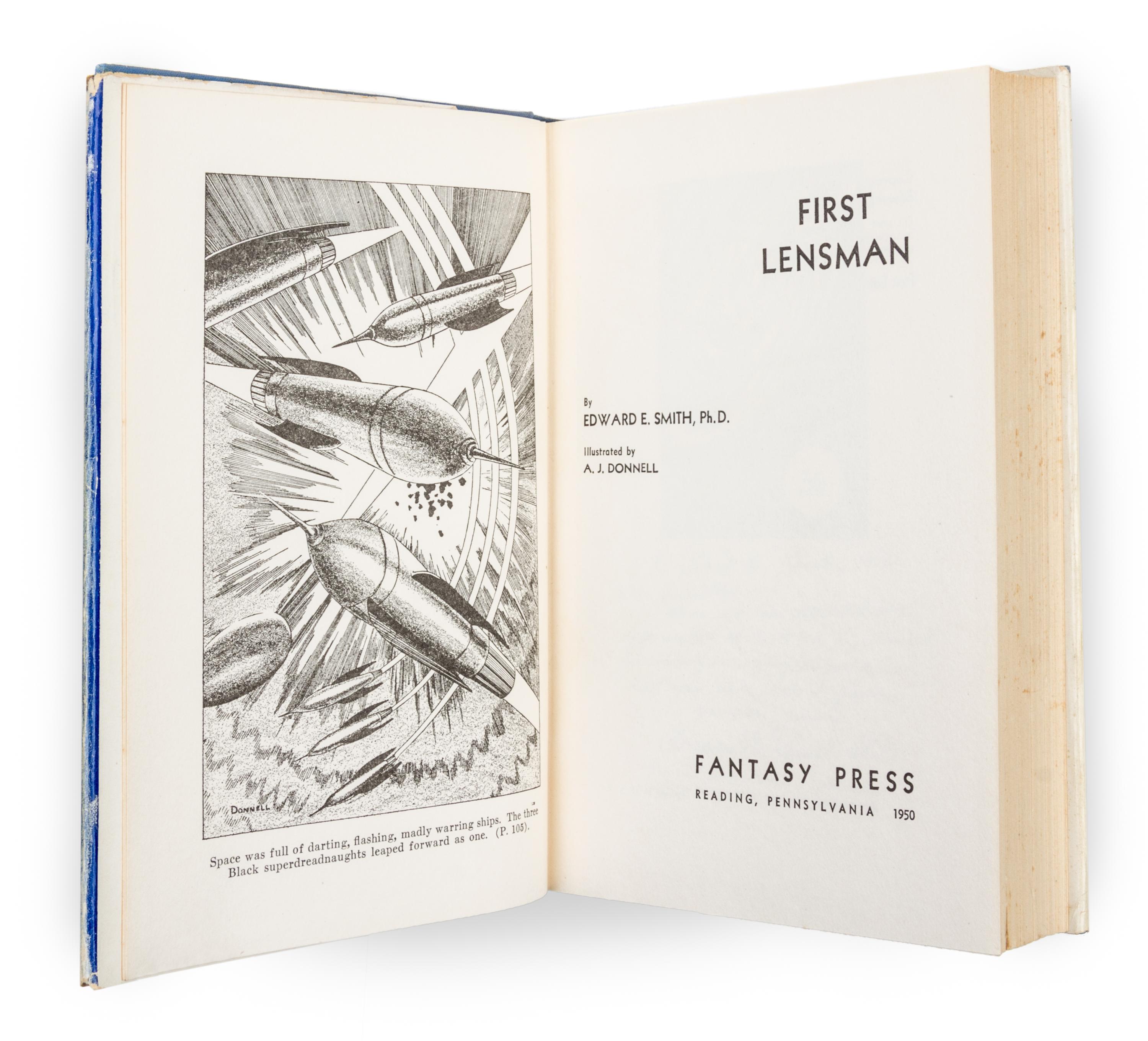 SMITH, EDWARD E. First Lensmen. Reading, PA, 1950. Limited, signed. Additionally inscribed.