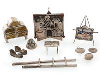 Group of Southwestern-style Silver Curios