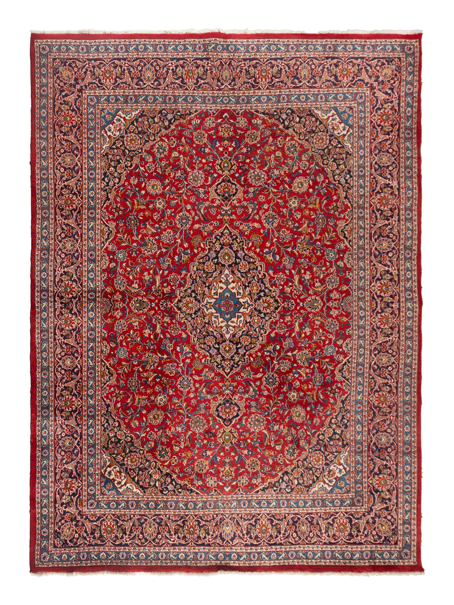 A Kashan Wool Rug