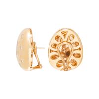 YELLOW GOLD AND DIAMOND EARRINGS