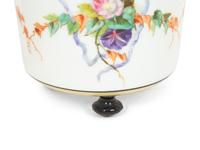A Pair of French Porcelain Cache Pots