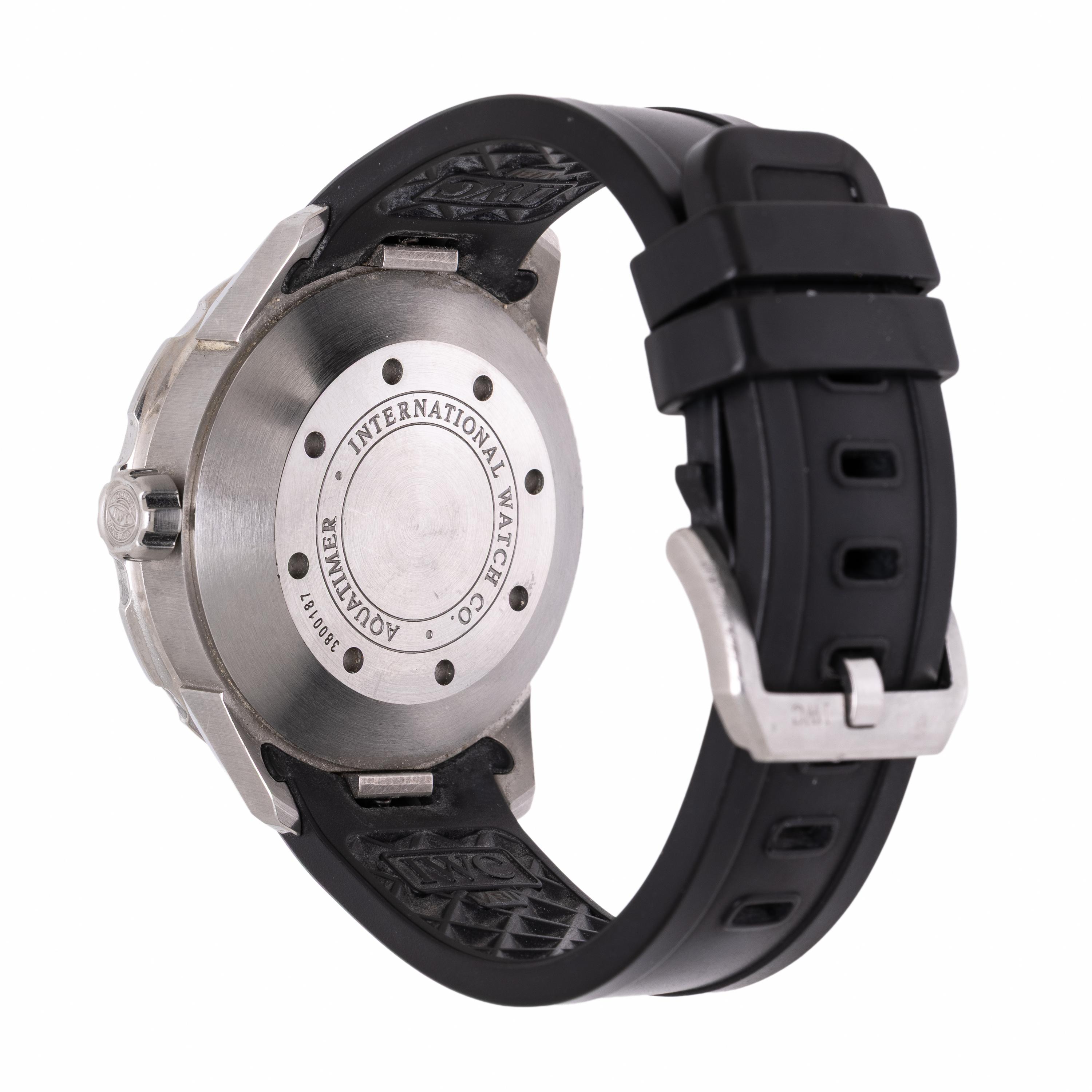 IWC, Ref. IW356802, Stainless Steel 'Aquatimer' Watch, with Box & Booklet