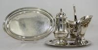 A Collection of American Silver and Silver-Plate Articles, Various Makers, comprising a Mueck Carey & Co. silver tray and a Webster Co.