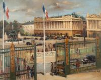 La Place de la Concorde, Paris , 1948