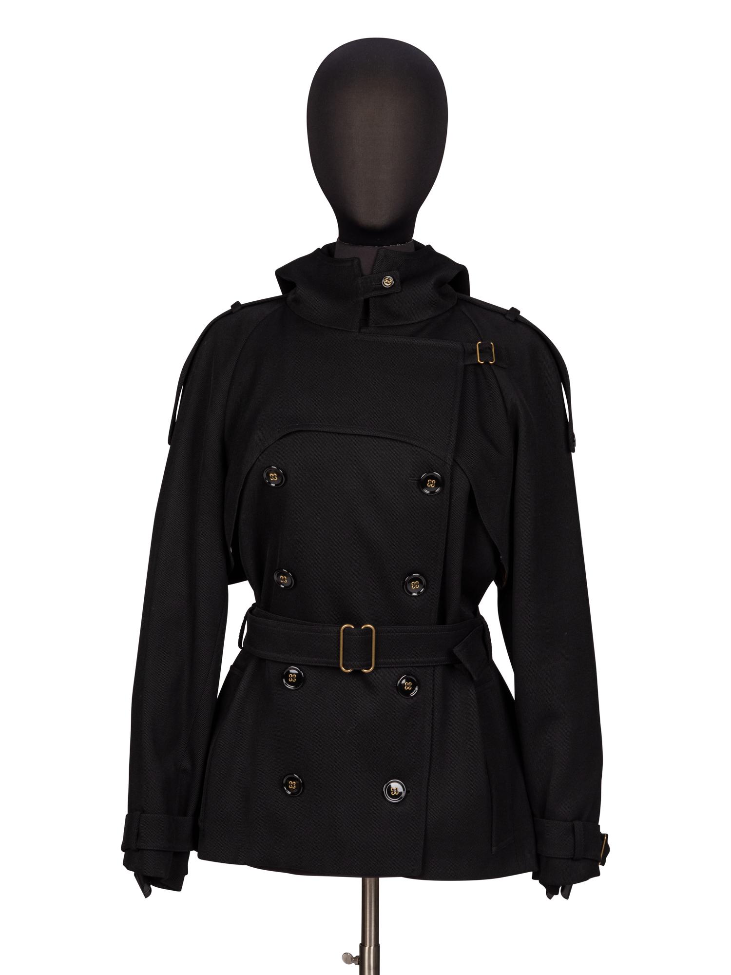 Stefano Pilati for Yves Saint Laurent Rive Gauche, Hooded Pea Coat