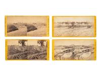 [CIVIL WAR]. 15 stereoviews ft. breastworks and fortifications. New York: E. & H. T. Anthony & Co.
