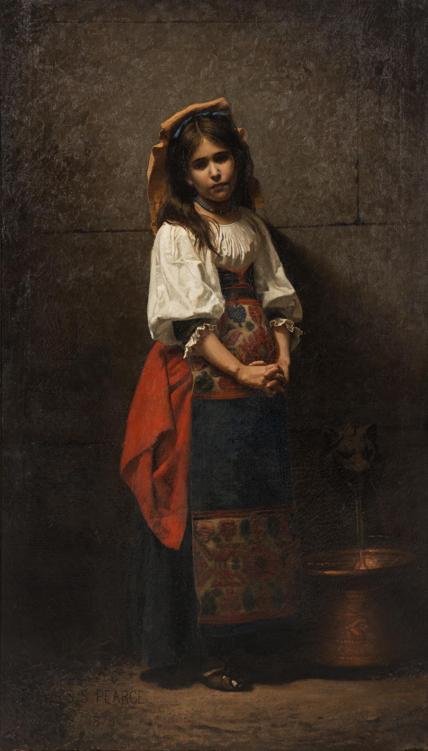 L'Italienne (At the Fountain) , 1875
