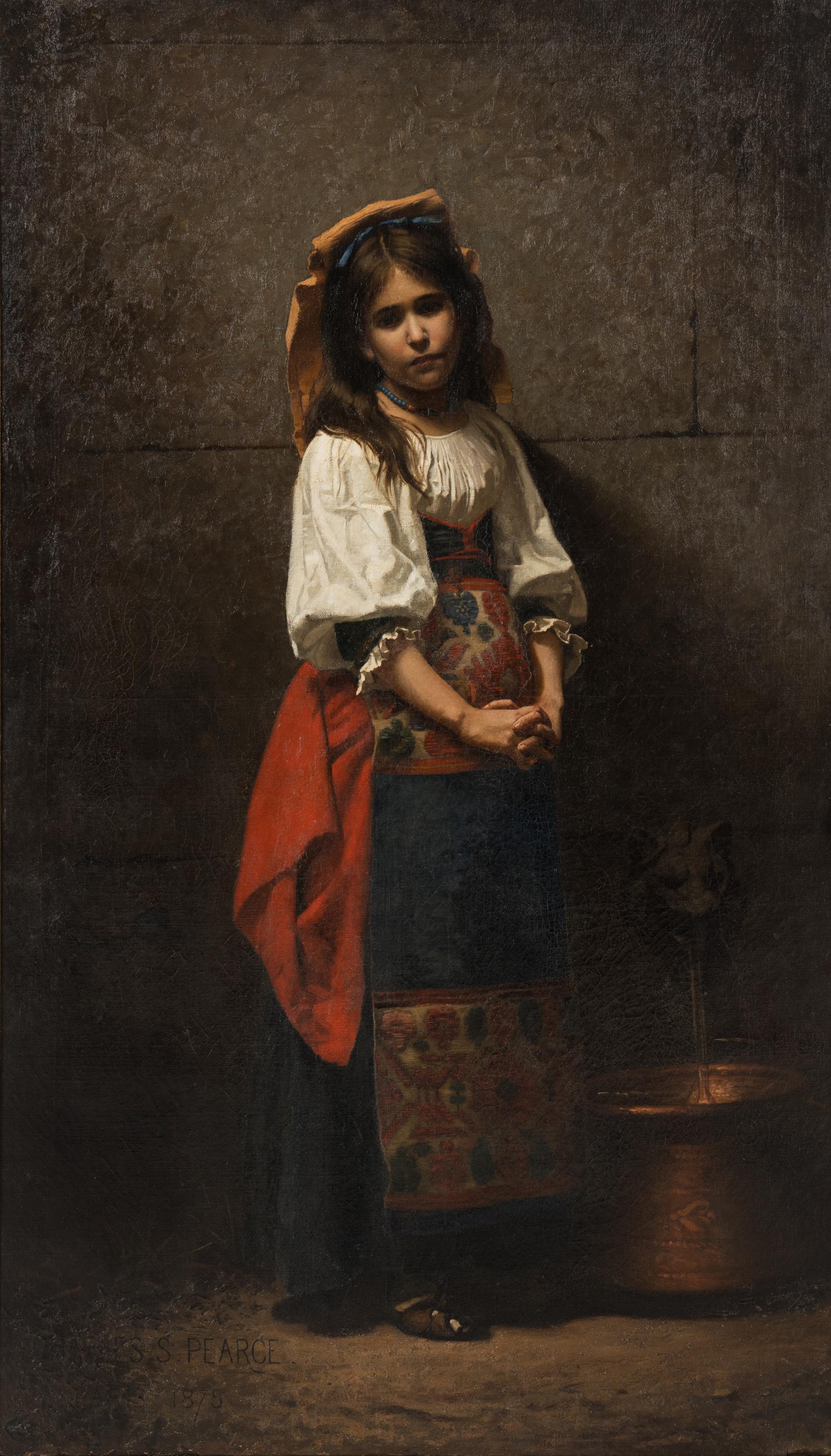 L'Italienne (At the Fountain) , 1875