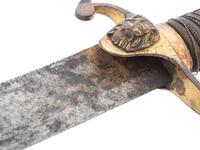 [WAR OF 1812]. 1803 pattern British Light Infantry or Grenadier officer's sword made by noted Irish cutler John Reed, College Green, Dublin.