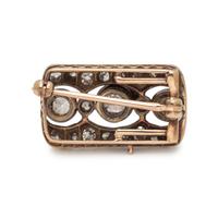 ANTIQUE, DIAMOND BROOCH