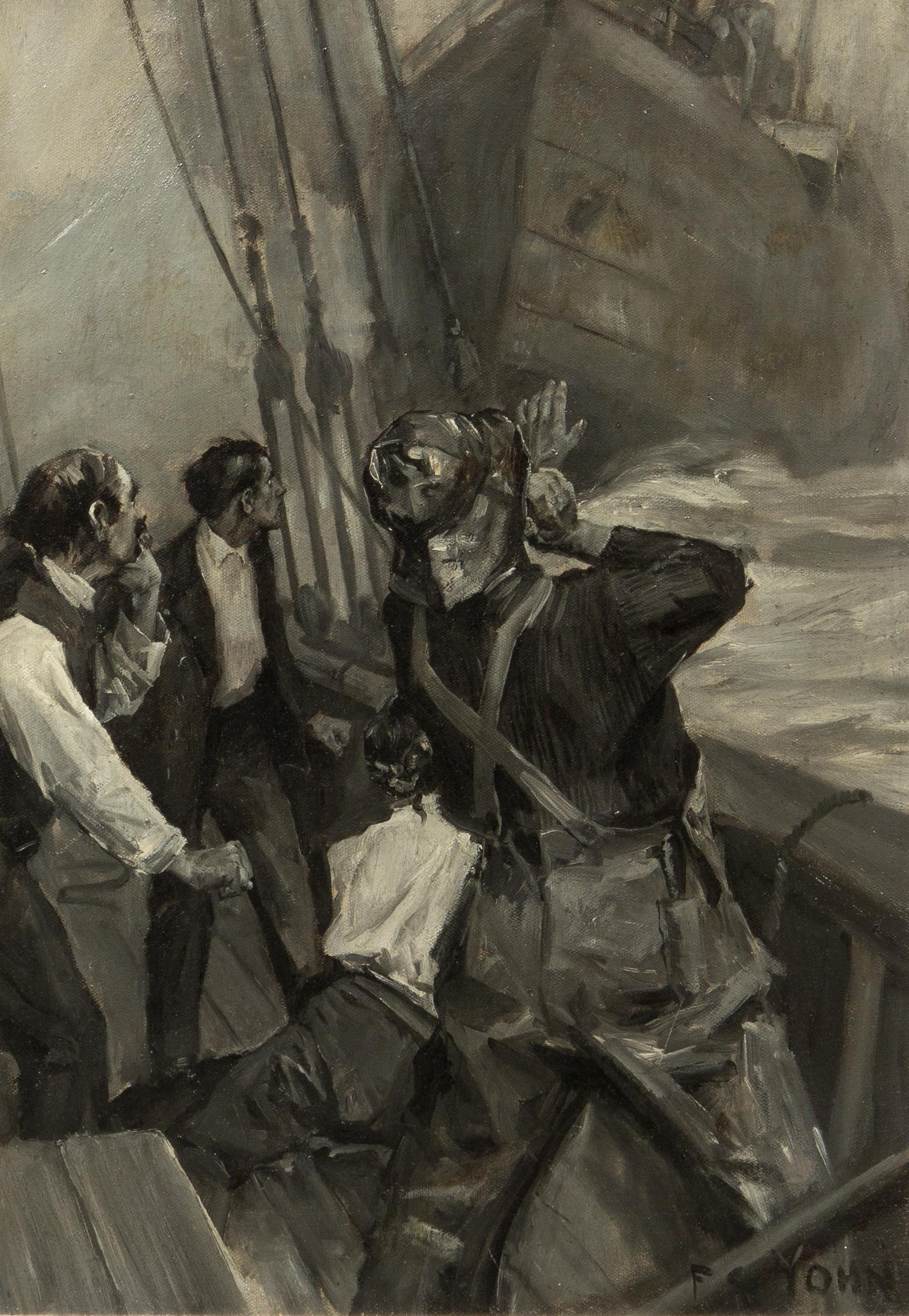 Frederick Coffey Yohn, (American, 1875-1933), Fisherman at Sea