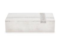 A Russian Silver Trompe l'Oeil Cigar Box