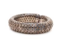 JOHN HARDY, STERLING SILVER 'DOT' CUFF BRACELET