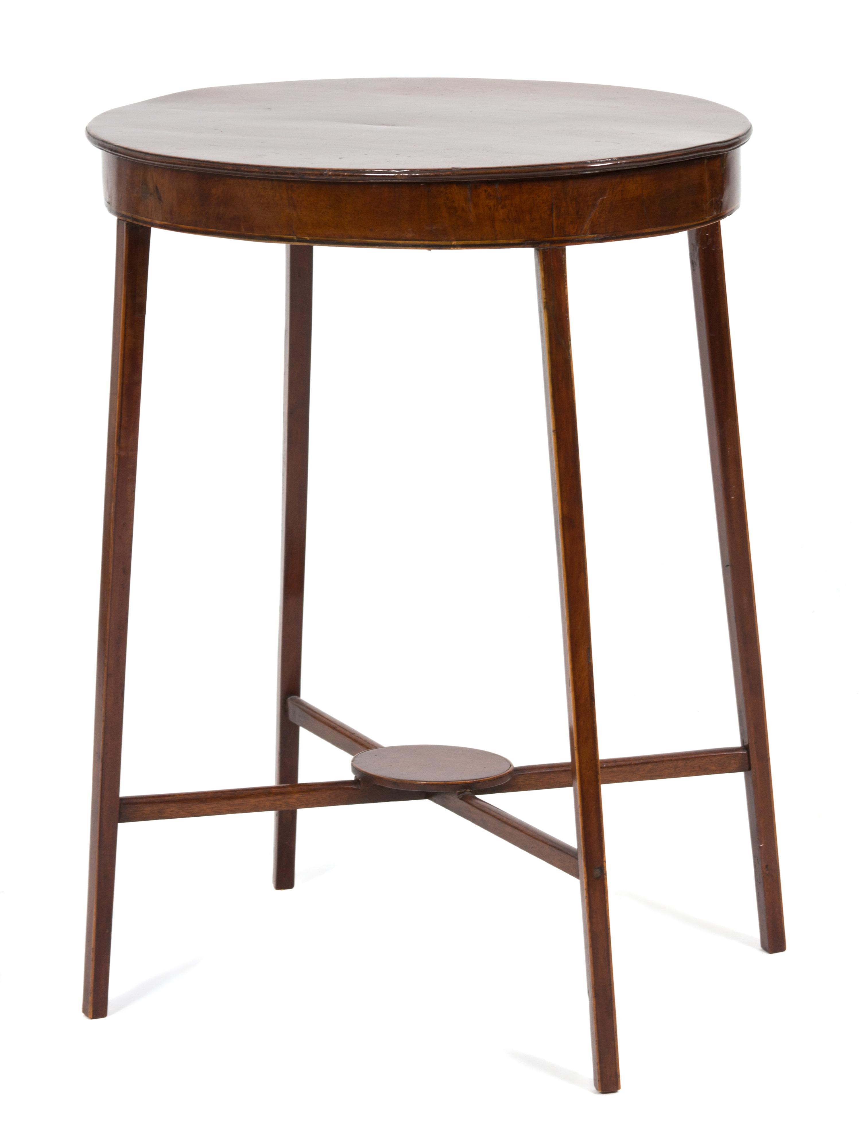 A George III Walnut Oval Side Table — 19TH CENTURY
