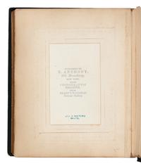 [LINCOLN, Abraham (1809-1865)]. Civil War-era carte-de-visite album. Many from Matthew Brady negatives, Baltimore and NY imprints.
