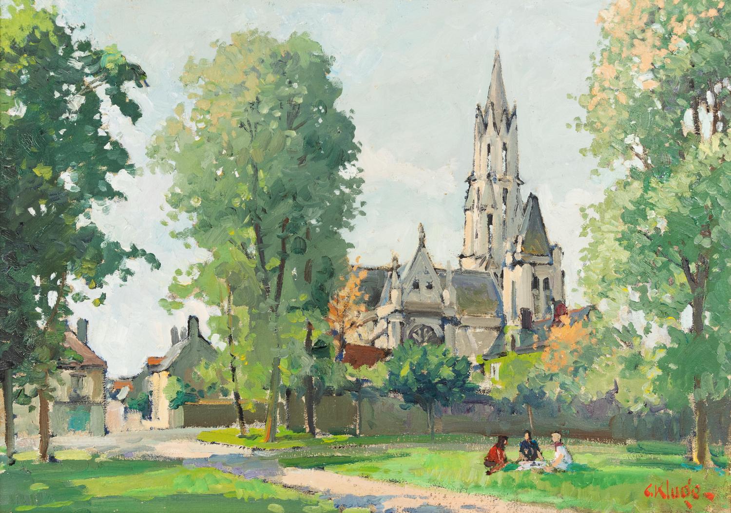 La cathédrale à Senlis