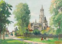 La cathédrale à Senlis