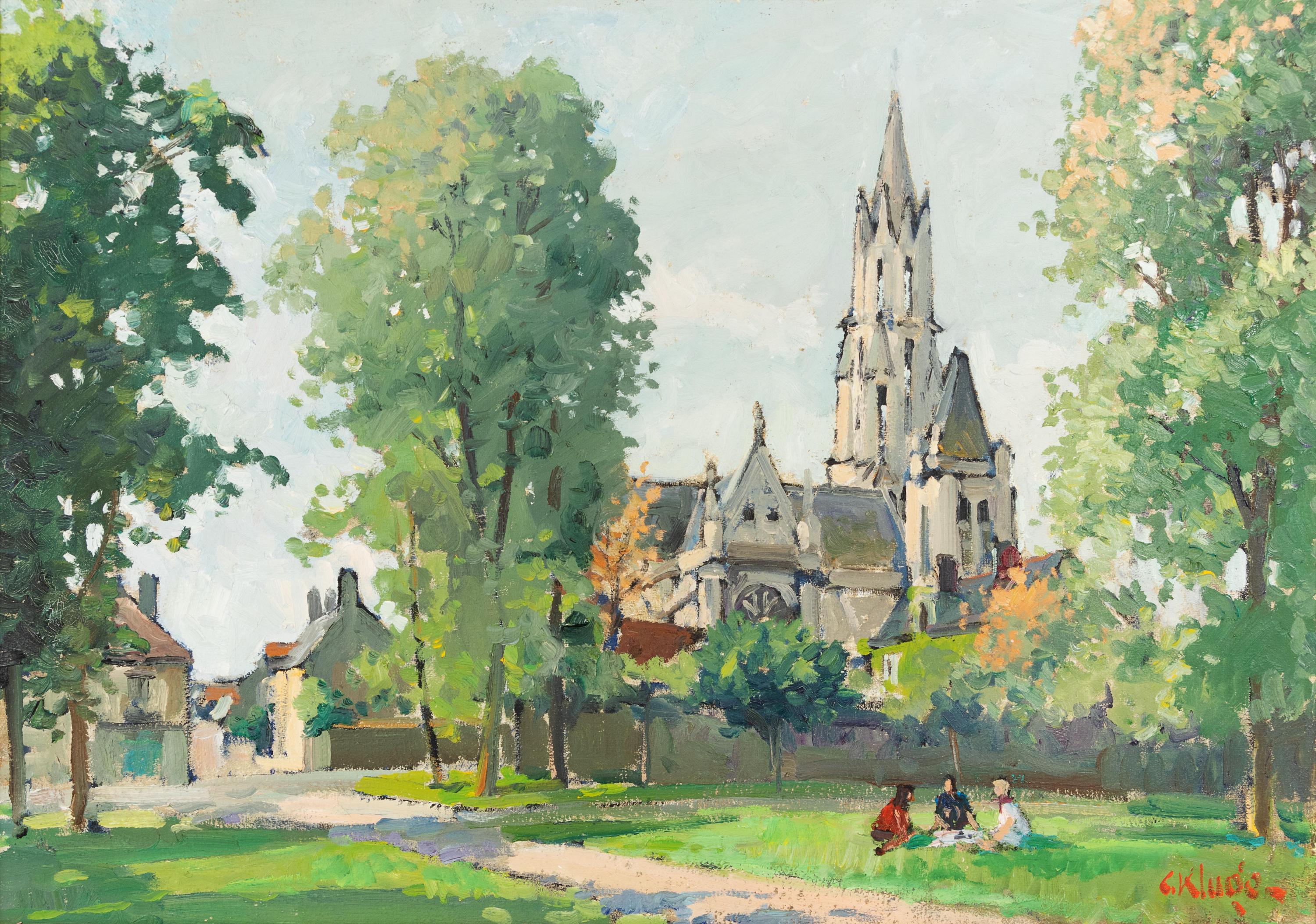 La cathédrale à Senlis