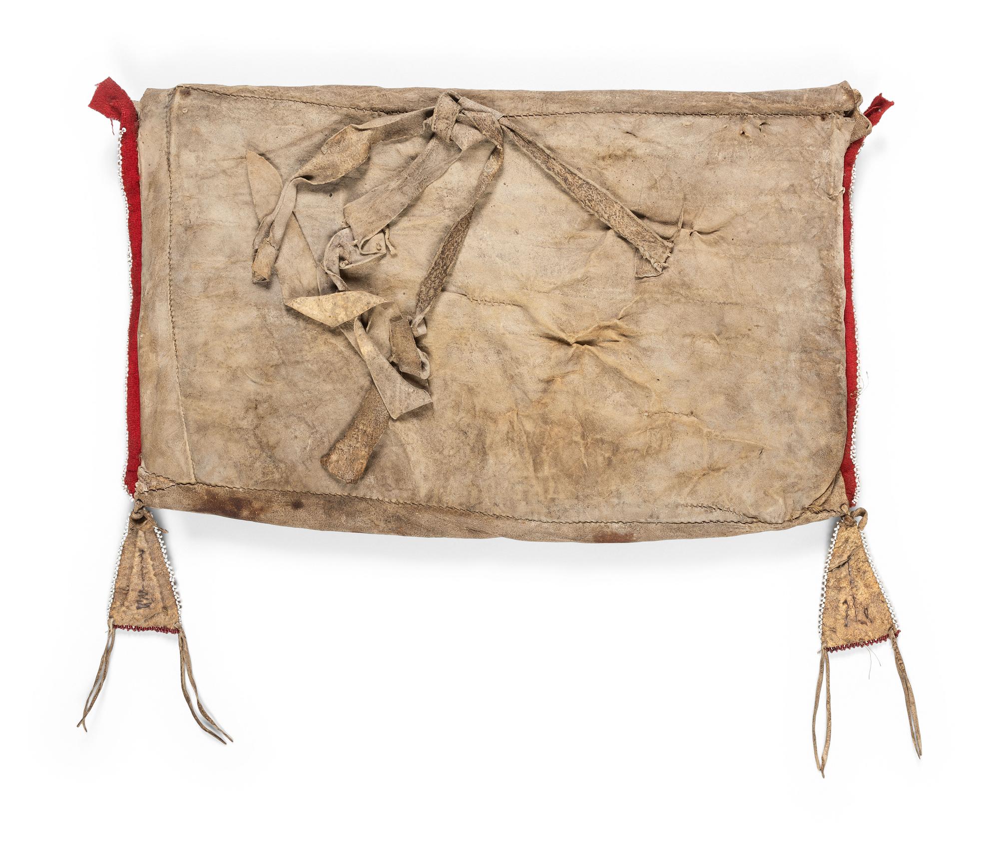 Apsáalooke [Crow] Beaded Hide Work Bag