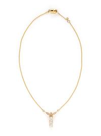 YELLOW GOLD AND DIAMOND PENDANT NECKLACE