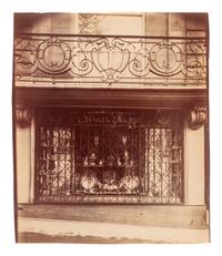 A group of four photographs ( Á la Coquille d'Or, rue de la Sourdière, 4e, 1908; Pavilion du Hanovre, boulevard des Capucines 33 , 1913; Fête du Trône , 1914; Fleurs [Boulevard Saint Michel] , 1926-1927)