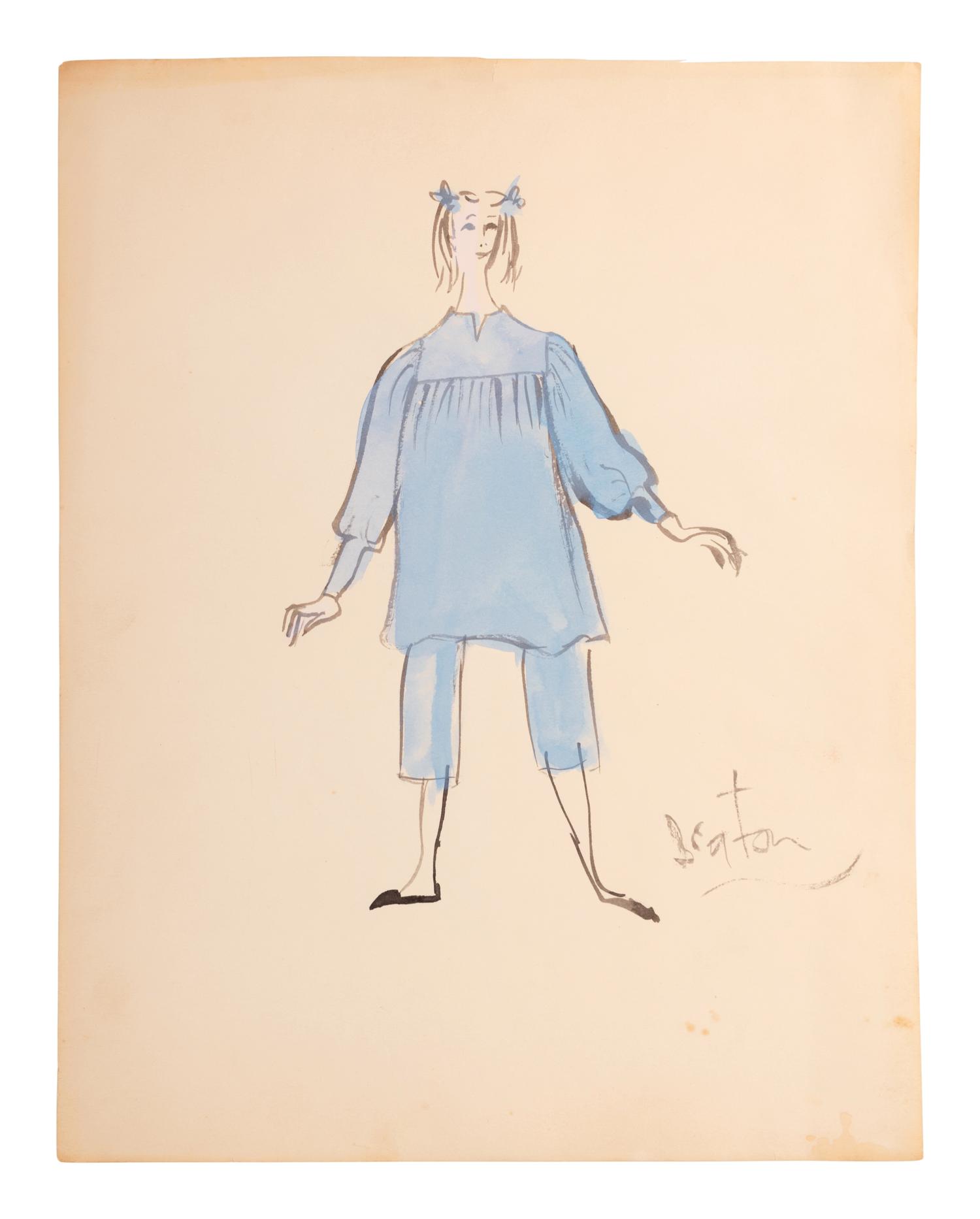 Nine Cecil Beaton Illustrations, 1950s-60s