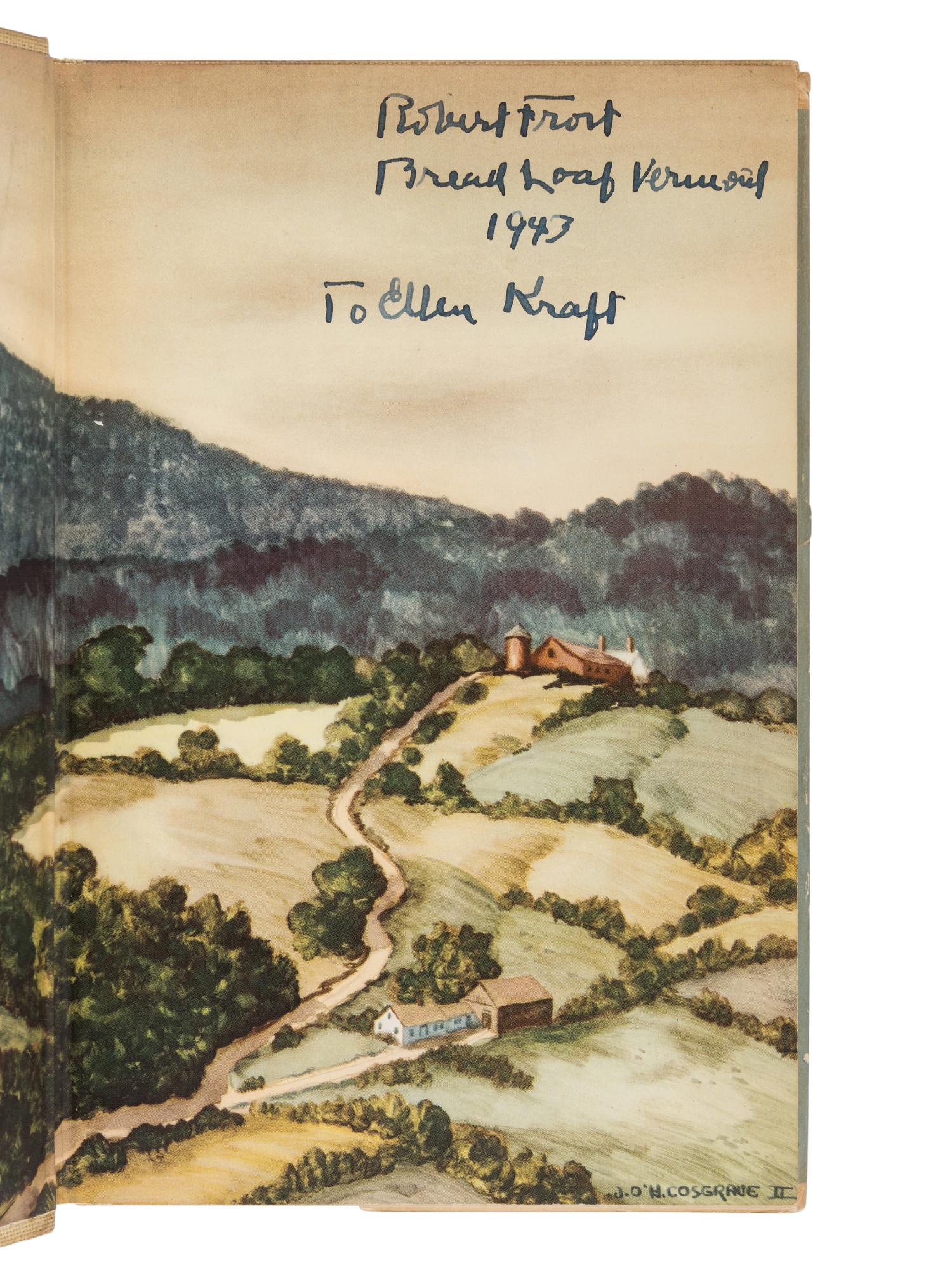 FROST, Robert (1874-1963). Come in and Other Poems . New York: Henry Holt and Company, 1943.