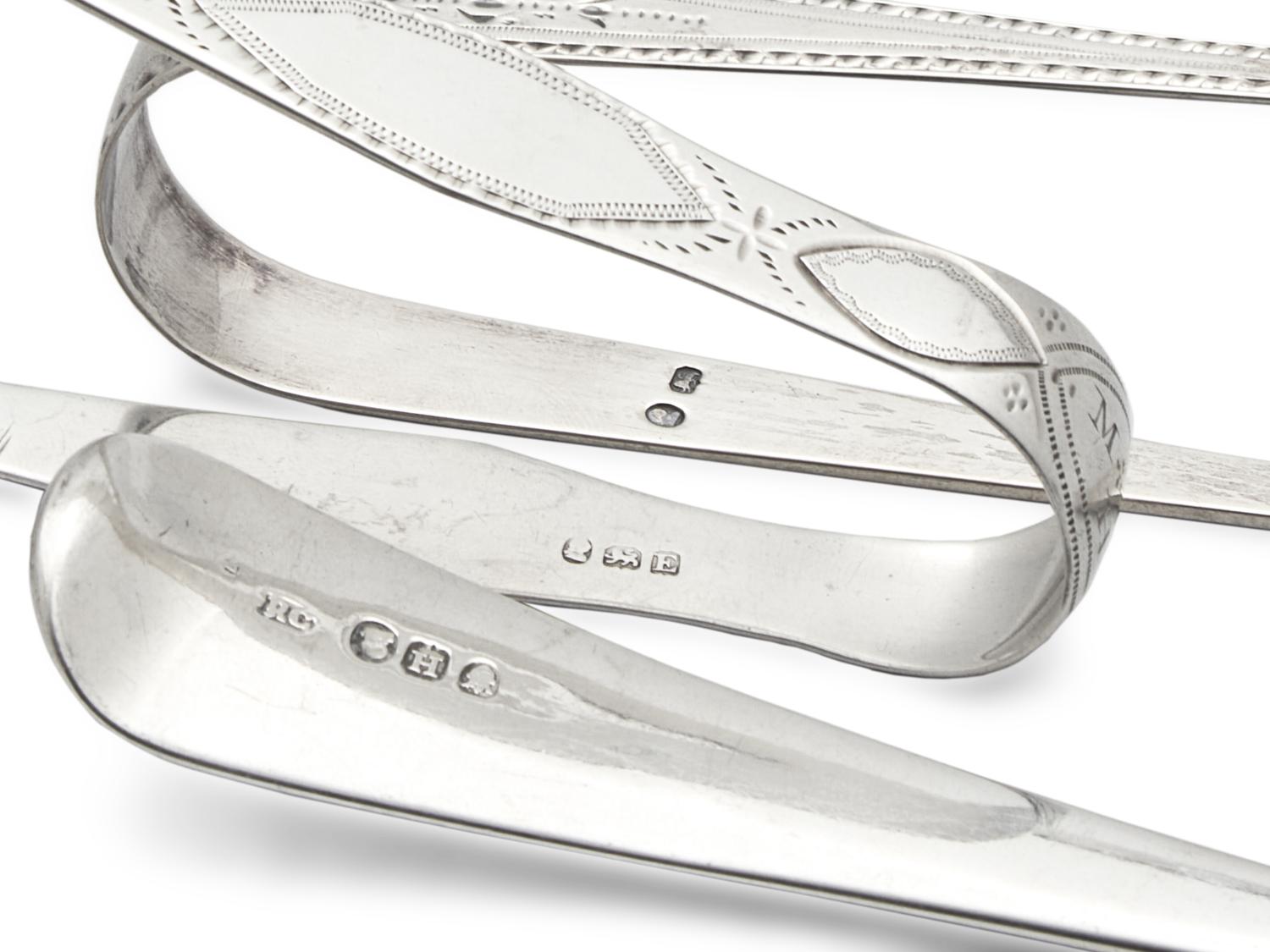 Three George III Silver Serving Articles