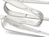 Three George III Silver Serving Articles