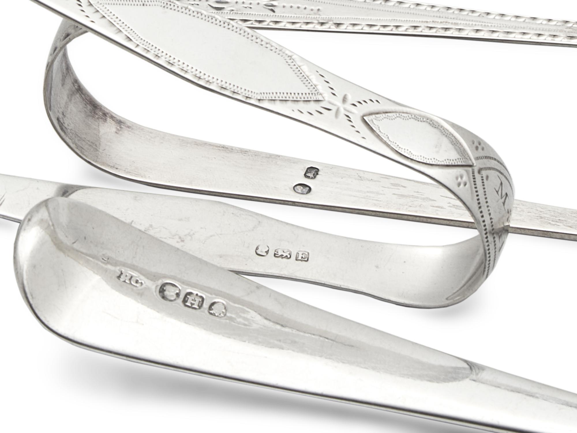 Three George III Silver Serving Articles