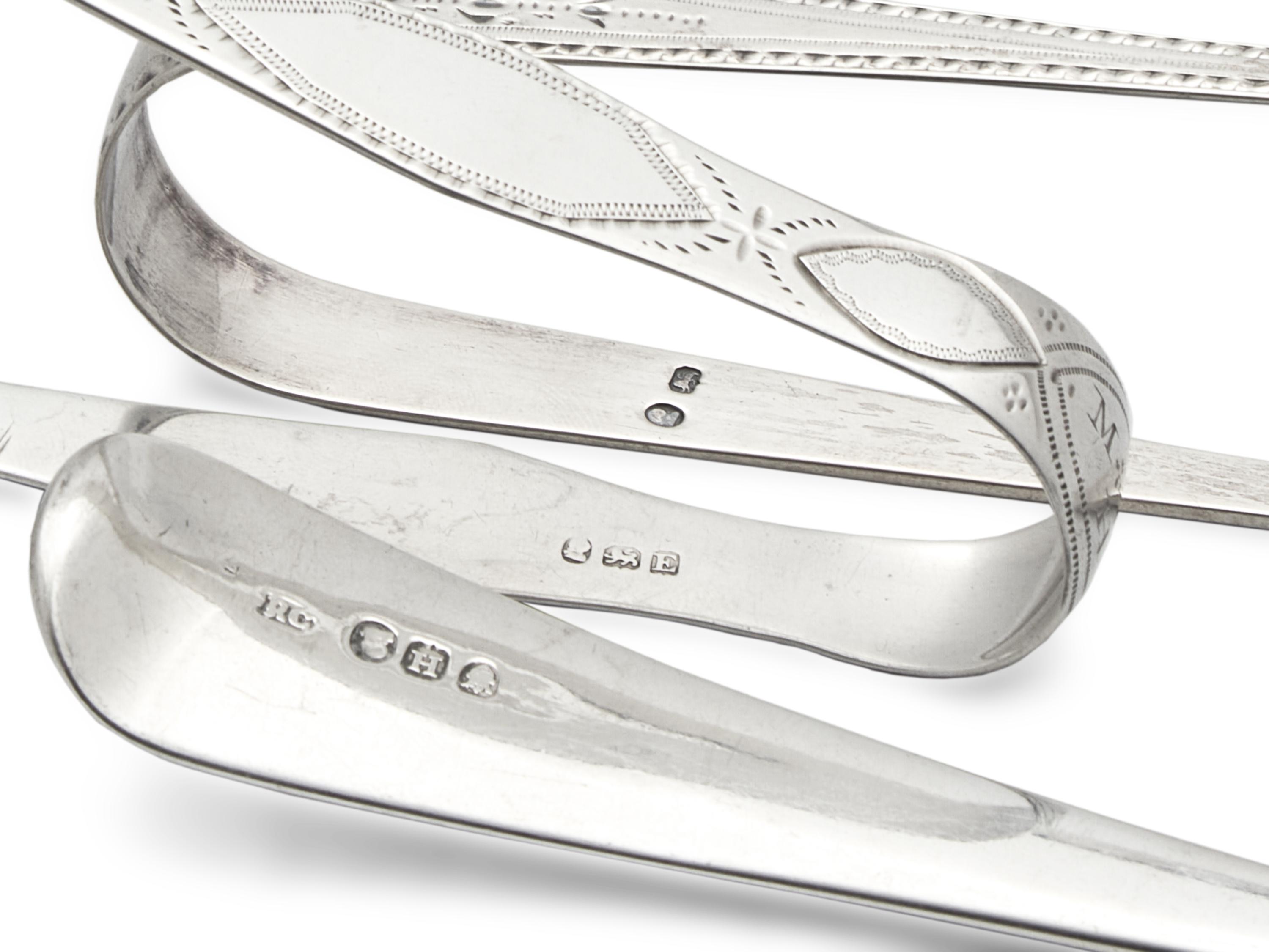 Three George III Silver Serving Articles