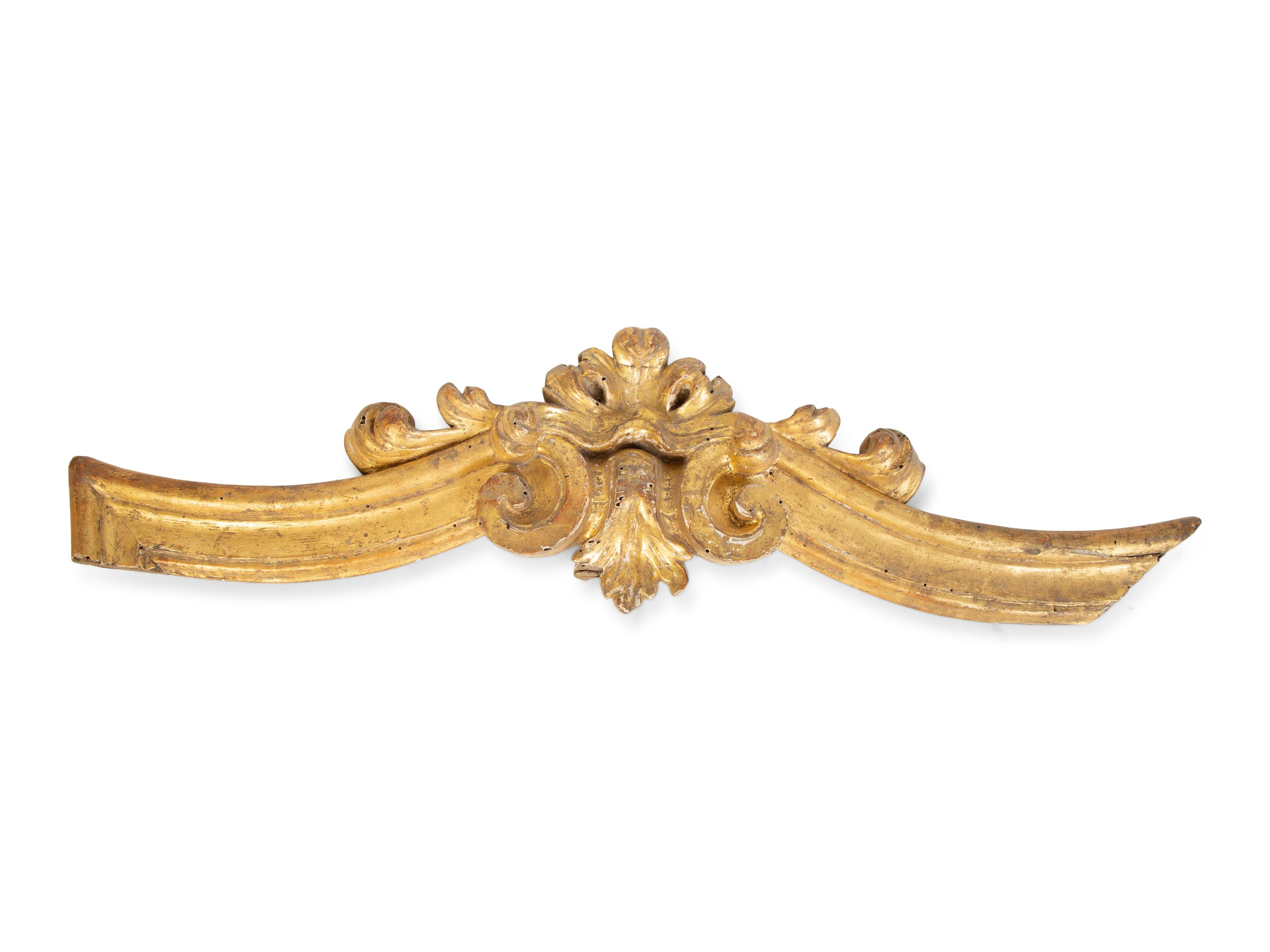 A Group of Italian Giltwood Wall Mounts — 18TH CENTURY
