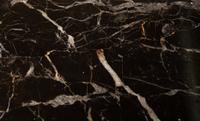 A Black Marble and Metal Console Table