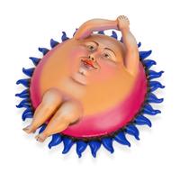 Ceramic Sun Sculpture
