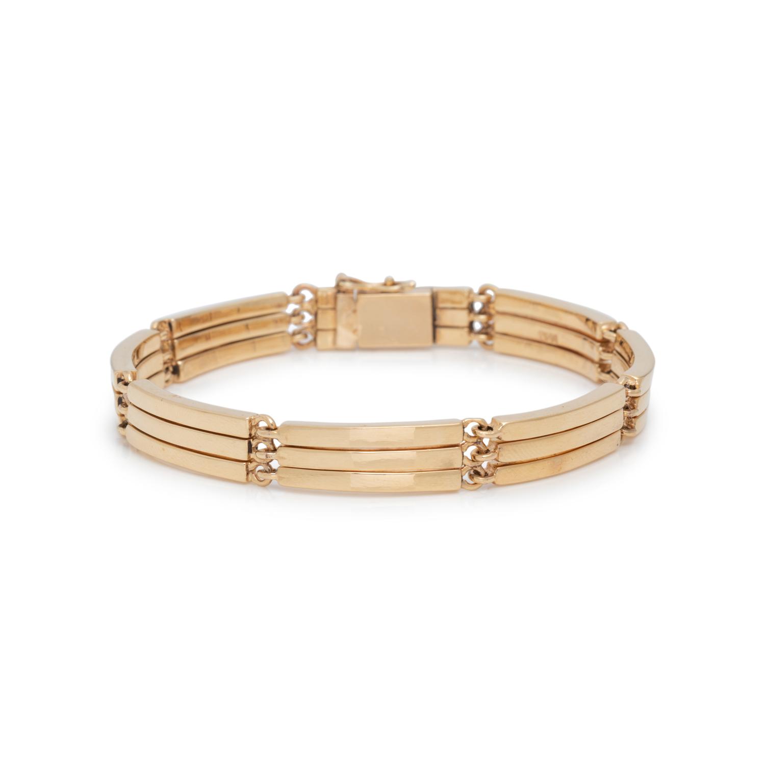 YELLOW GOLD BRACELET
