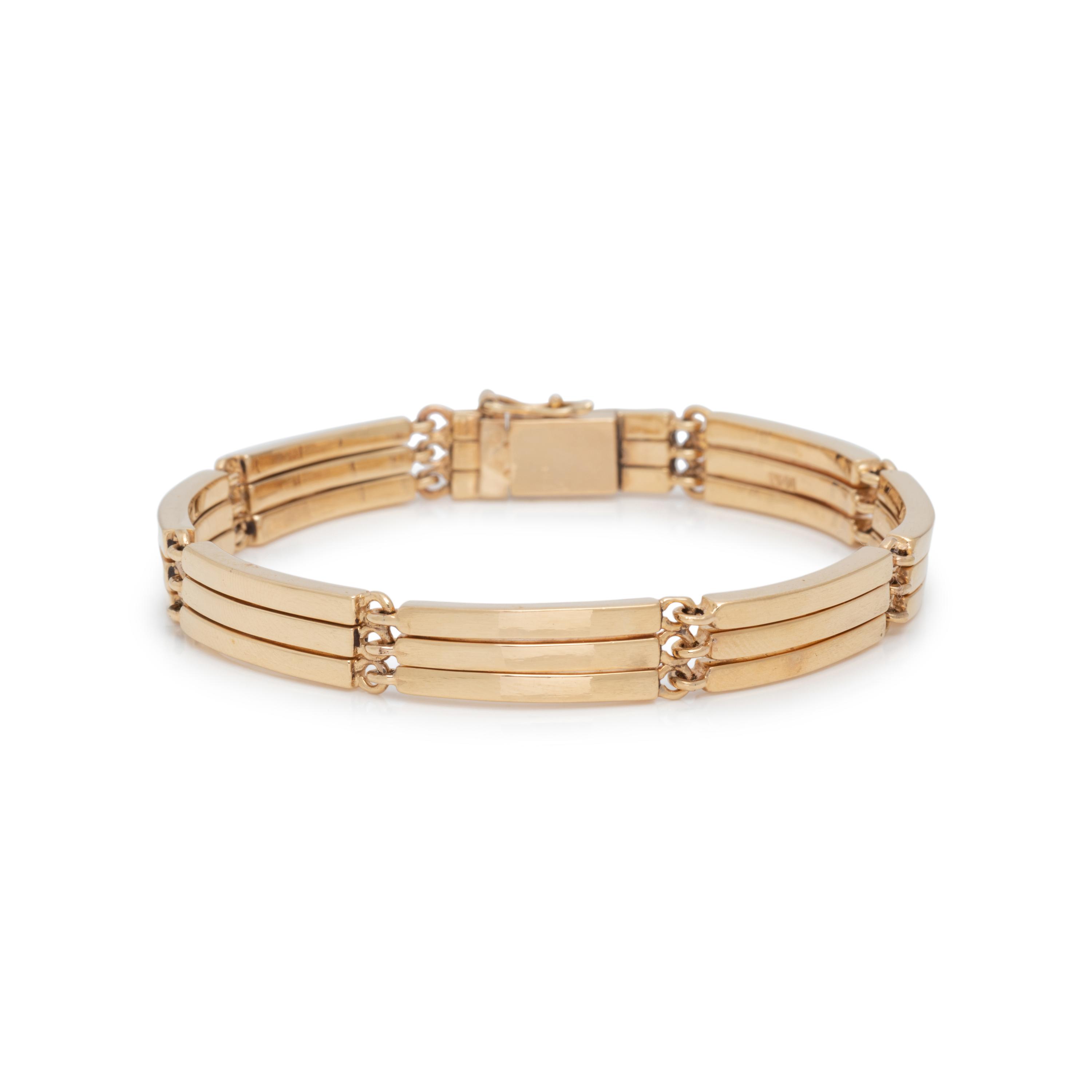 YELLOW GOLD BRACELET