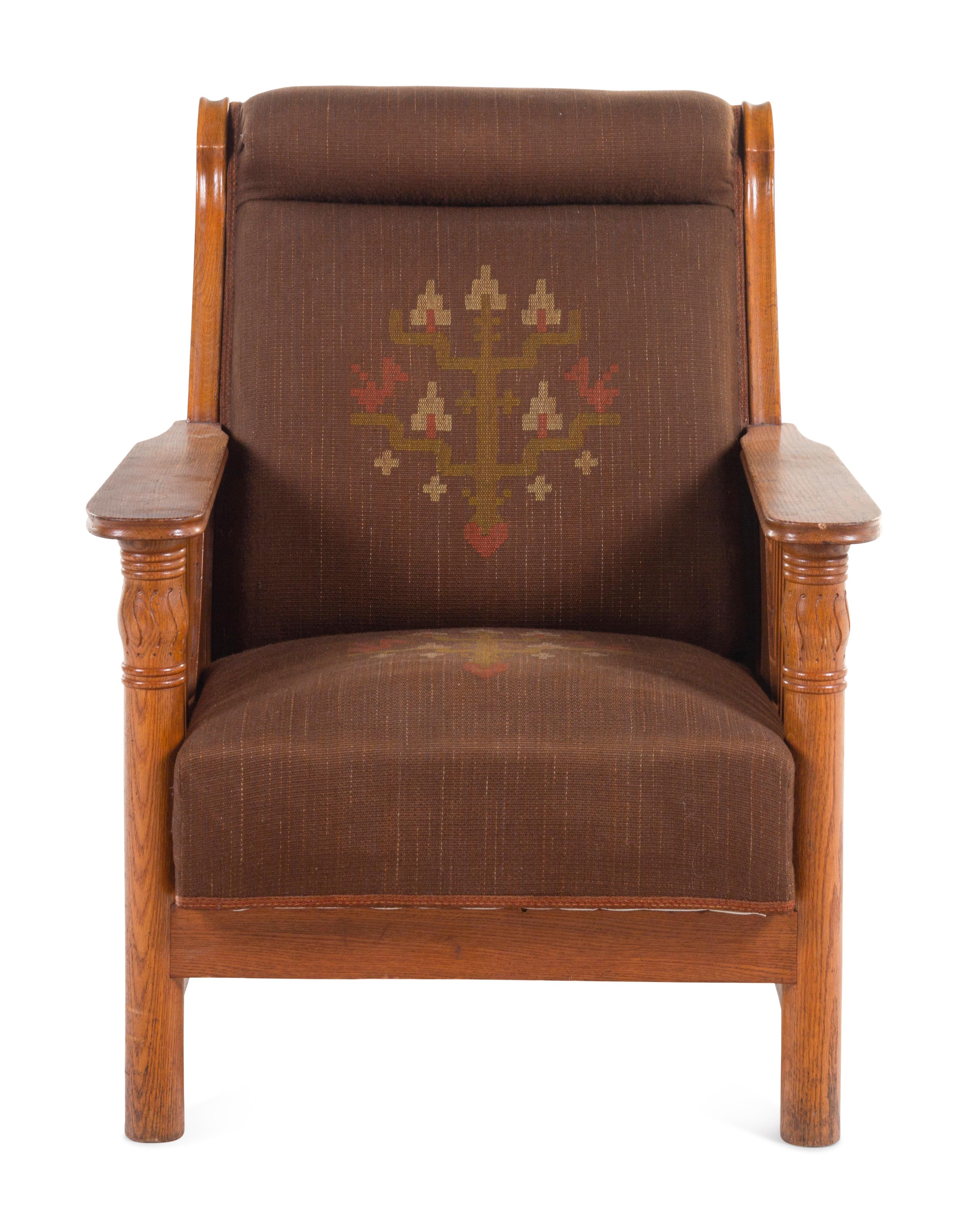 Jugendstil Lounge Chair, c. 1900