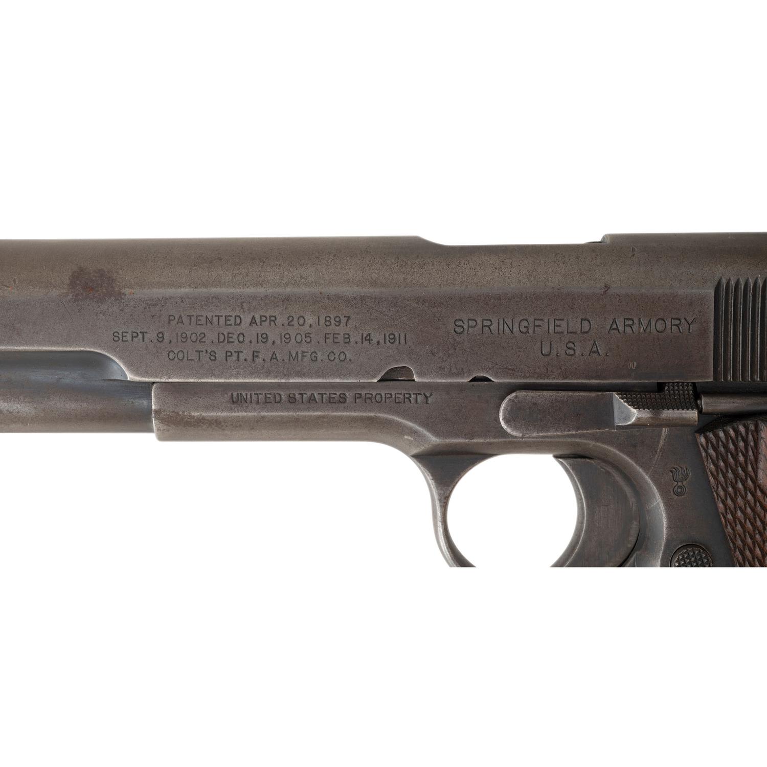 **Springfield Armory 1914 Production Model 1911 Pistol with 1916 Pattern Holster