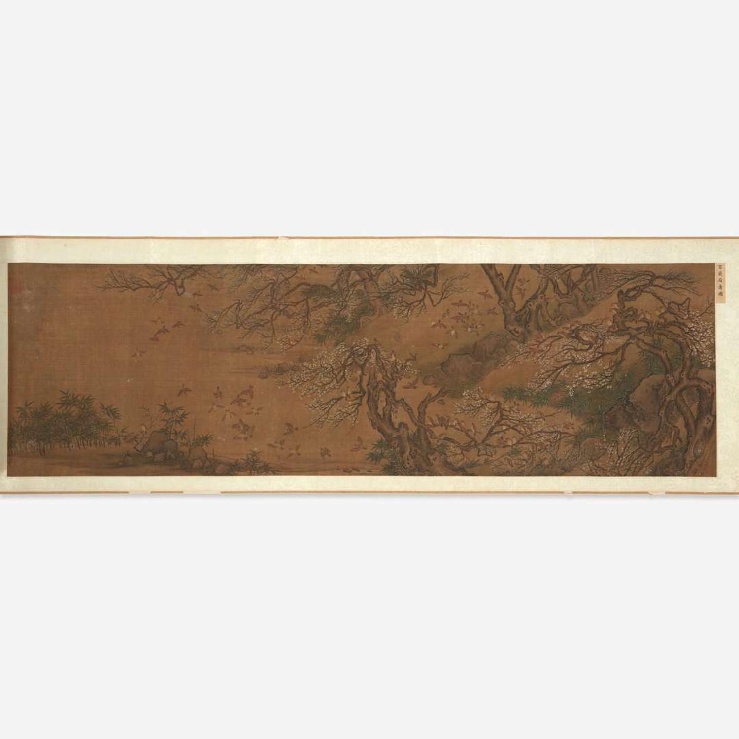 Chinese School, 19th century or earlier 十九世纪或更早 One Hundred Auspicious Subjects, eight works ???????? ????