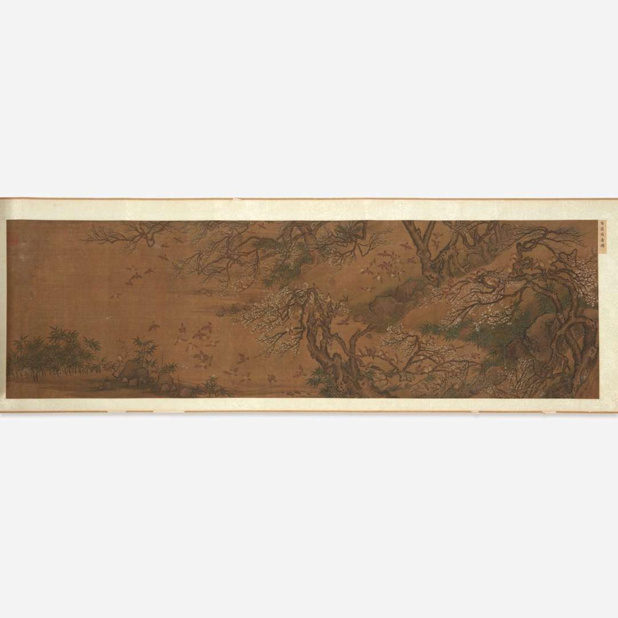 Chinese School, 19th century or earlier 十九世纪或更早 One Hundred Auspicious Subjects, eight works ???????? ????
