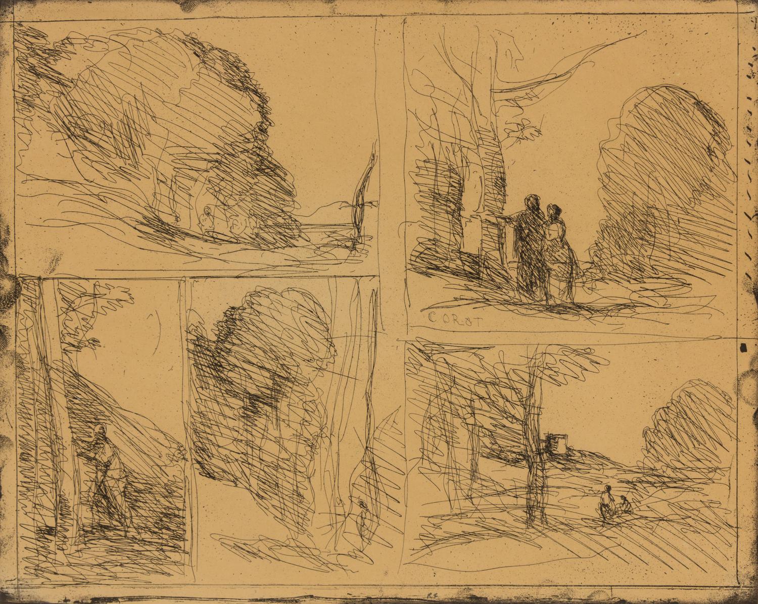 Le Jardin de Péricles, L'Allée des Peintres, Griffonage, Le grand Bucheron, La Tour d'Henri VIII