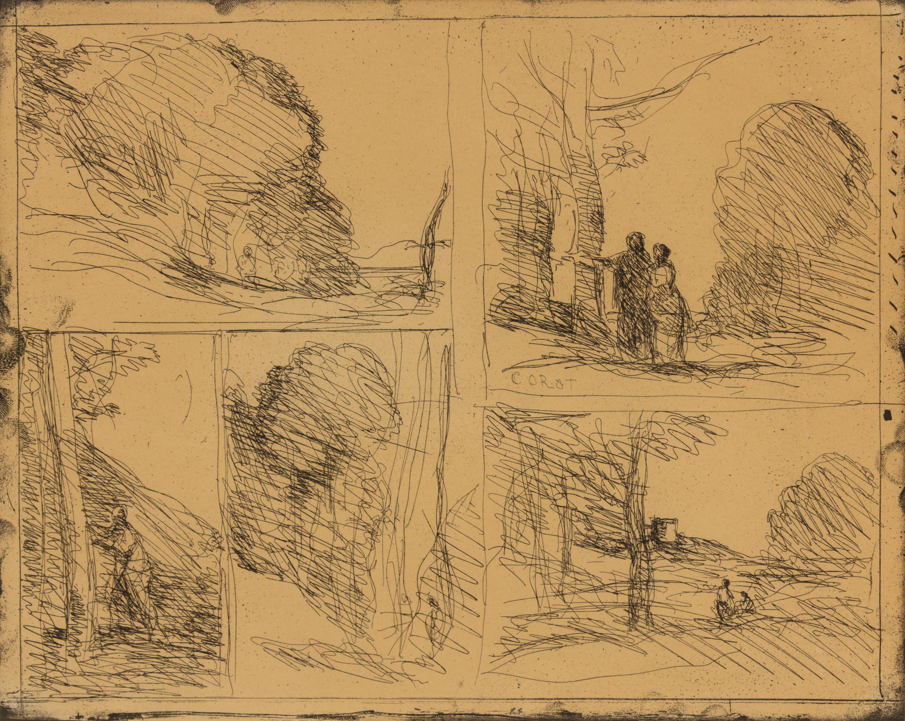 Le Jardin de Péricles, L'Allée des Peintres, Griffonage, Le grand Bucheron, La Tour d'Henri VIII