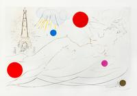 Salvador Dali, (Spanish, 1904-1989), Visions of Chicago, 1975 (suite of 4)