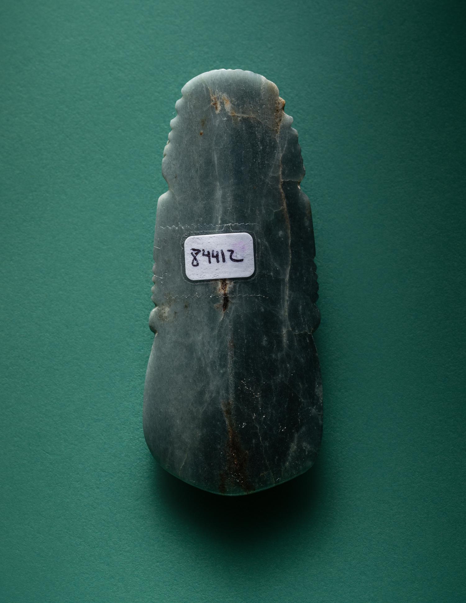 A Costa Rican Jade Axe God Pendant