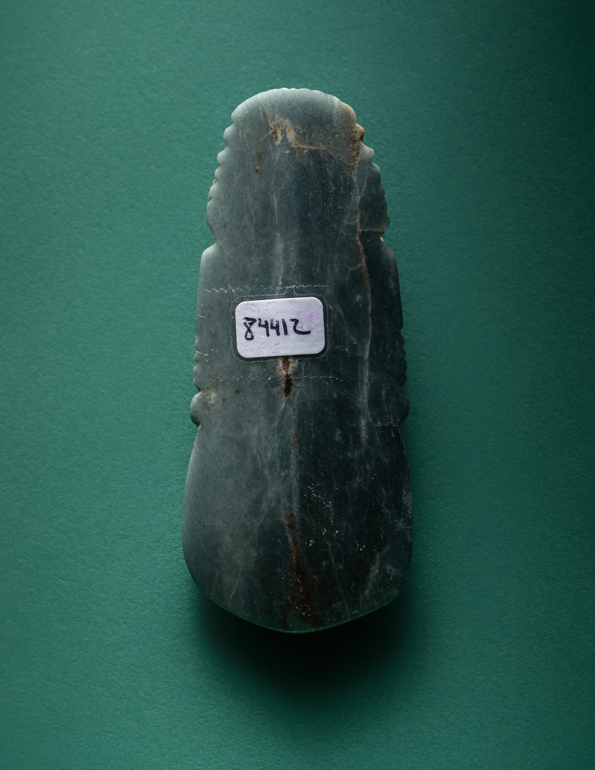 A Costa Rican Jade Axe God Pendant