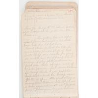 1883 Surveyor's Diary of William B. Lawson, Engineer for the Chicago, Burlington, & Quincy Railroad