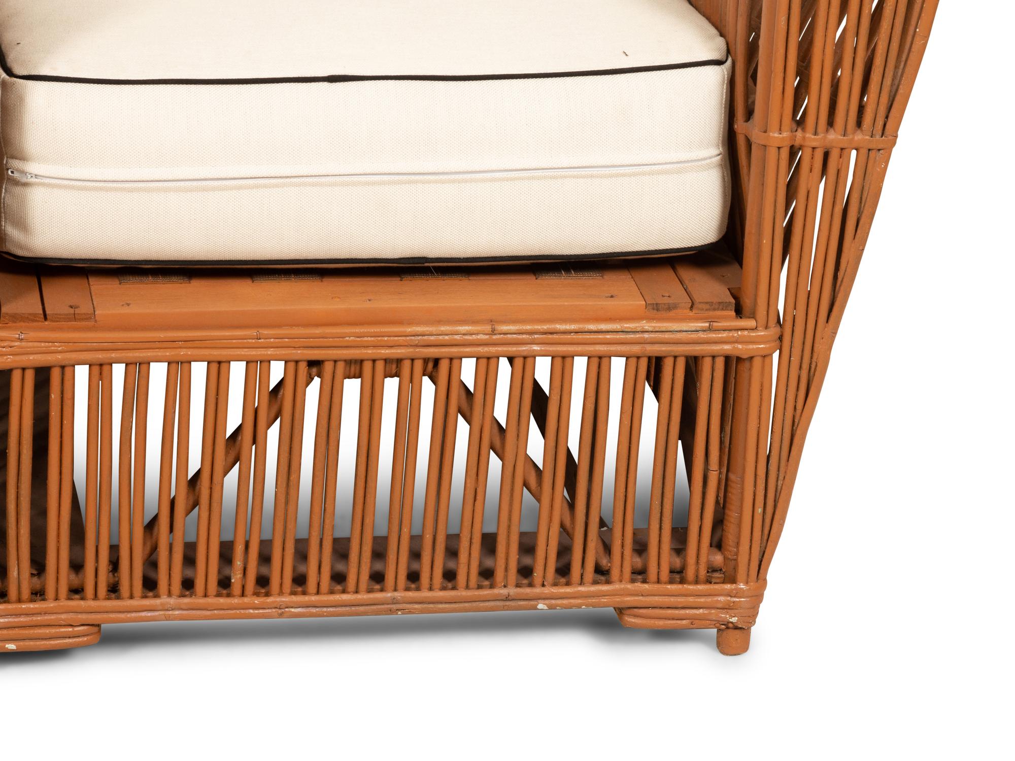A Presidents Stick Rattan Nantucket Seating Suite