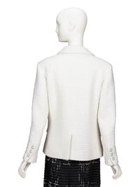 Chanel, White Tweed Tailored Jacket