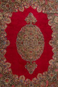 A Kirman Wool Rug
