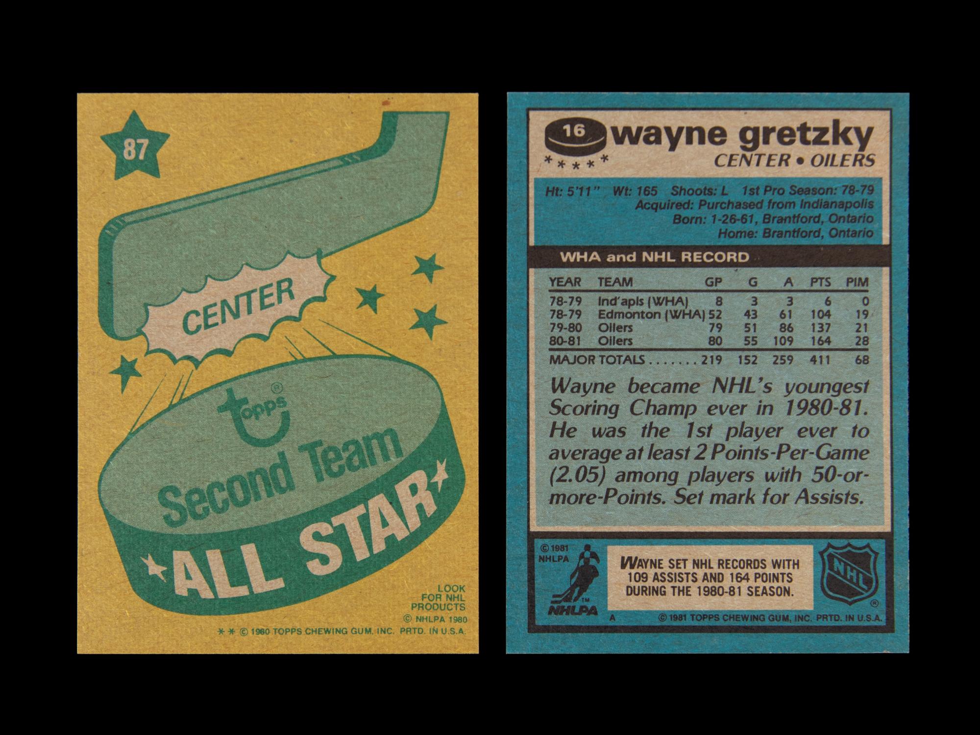 A Group of 50 1970-80s Hockey Cards (Including Bobby Orr, Bobby Hull and Second Year Wayne Gretzky)